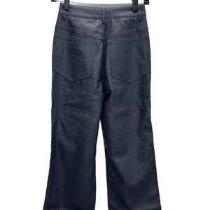 NEW ROTATE Birger Christensen Women’s Rotie Faux Leather Pants Navy Size 2